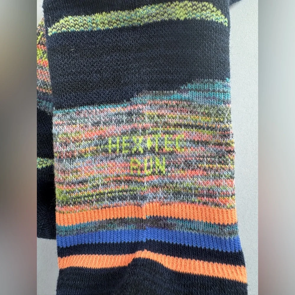Bombas Run Ankle Socks NEW Navy Womens Active Athletic Medium